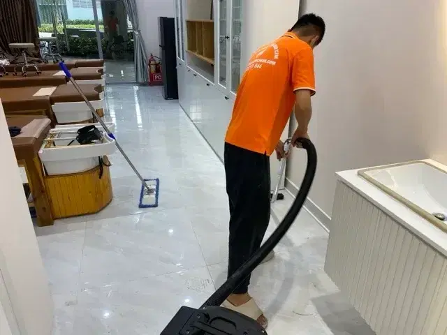 After cleaning